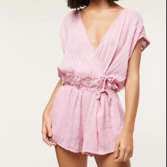 O'neill Saltwater Lavender Coverup Romper XL - Picture 1 of 9